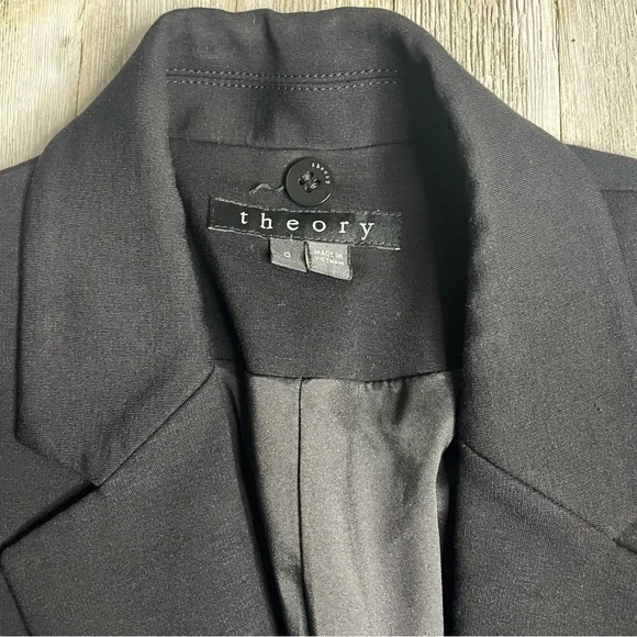 Theory Single Button Sport Coat Blazer Suit Jacket
